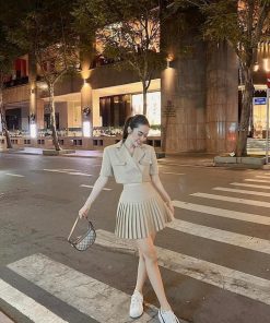 Top 10 set áo vest chân váy Hàn Quốc dáng A công sở  Kiến thức